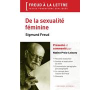 De la sexualité féminine Sigmund Freud (1931) - Sigmund Freud - In Press Eds - broché - Essai