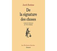 De la signature des choses