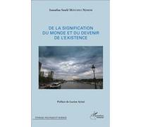 De la signification du monde et du devenir de l'existence Issoufou Soulé Mouchili Njimom (Auteur)