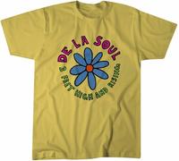 De La Soul 3 Feet High and Rising Promo T-Shirt - Hip-Hop - Native Tongu Yellow XXL