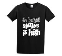 De La Soul Stakes is High Hip Hop Rap SB O-Neck 100% Cotton Short Sleeve Unisex T-Shirt S
