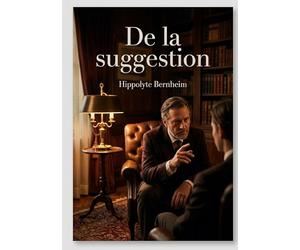 De la suggestion: Une exploration de la suggestion par Hippolyte Bernheim, offrant des perspectives sur l'hypnotisme et son influence psychologique.