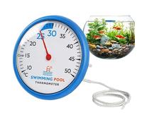 de la température - 12 cm (5,12 pouces) - Thermomètre de bain - Non électrique étanche pour poissons d'intérieur et d'extérieur