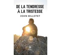 De la tendresse à la tristesse - John Billotet - Le Lys Bleu - broché - Poésie