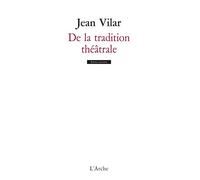 De la tradition théâtrale