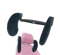 de la voiture de la tête | Cuir de support de cou réglable | Oreillers de voiture, aide au sommeil | Pôle télescopique, clips coulissants | Assemblage rapide | Voyager confort pour en déplacem