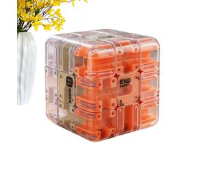 Dé labyrinthe 3D | Jouet d'encouragement précoce - Cube magique Puzzle Jouet | pour la maison, voyage, école, voiture, salle de jeux, école à domicile, soirées familiales, activité de groupe
