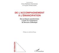 Hugues Pentecouteau – De l'accompagnement à l'émancipation – Secours Catholique – Essai – Broché