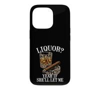 De l'alcool, Oui, si Elle me Laisse du Whisky, C'est drôle Coque pour iPhone 13 Pro