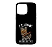 De l'alcool, Oui, si Elle me Laisse du Whisky, C'est drôle Coque pour iPhone 15 Pro Max