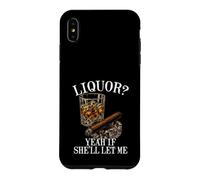 De l'alcool, Oui, si Elle me Laisse du Whisky, C'est drôle Coque pour iPhone XS Max
