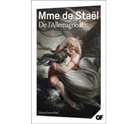 De l'Allemagne - Germaine de Staël-Holstein - Flammarion - Poche - Roman