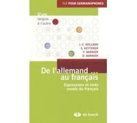De l'allemand au français: Expressions et mots usuels du français