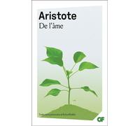 De l'âme - Aristote - Flammarion - Livre