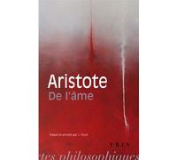 De l'âme VII 1-9 - Aristote - Vrin - relié - Essai
