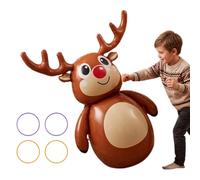de Lancer d'anneaux de Noël Décor Gonflable vacillant | de Noël vacillant pour maison, appartement, ferme, soirées en , entre , salle de