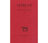 De l'Architecture. Livre I - Vitruve - Belles Lettres - broché - Etude