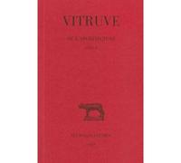 De l'Architecture. Livre II - Vitruve - Belles Lettres - broché - Etude