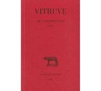 De l'Architecture. Livre IV Vitruve (Auteur)