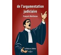 De L'argumentation Judiciaire