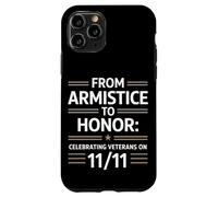 De l'armistice à l'honneur célébrant la Journée des anciens combattants Coque pour iPhone 11 Pro