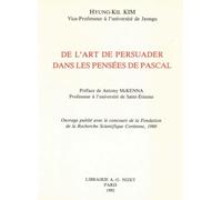 De l'art de persuader dans Les Pensées de Pascal