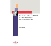 De l'art de raconter n'importe quoi en philosophie