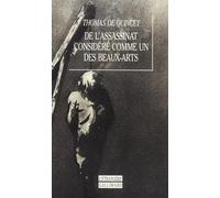 De l'assassinat considéré comme un des beaux-arts