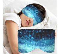 De l'eau qui tombe sur le sol, Masque de sommeil pour la maison, les voyages et le travail posté, couvrant entièrement les yeux et bloquant la lumière