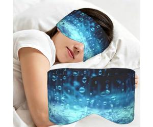 De l'eau qui tombe sur le sol, Masque de sommeil pour la maison, les voyages et le travail posté, couvrant entièrement les yeux et bloquant la lumière