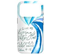 De l'eau vive pour Que Je n'aie Plus jamais Soif (Jean 4, 15) Coque pour iPhone 17 Pro