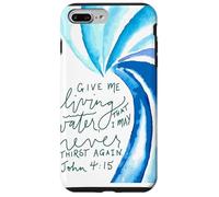 De l'eau vive pour Que Je n'aie Plus jamais Soif (Jean 4, 15) Coque pour iPhone 7 Plus/8 Plus