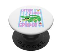 de l'école d'alligator de deuxième année ultérieure PopSockets PopGrip Adhésif
