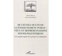 De l'école occitane à l'enseignement public – vécu et représentations sociolinguistiques