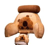 De lecture - Design Capybara ergonomique | Coussin de dossier souple pour | Support de cou et zone lombaire | Idéal pour adultes ou enfants pour dormir, rester assis et regarder la télévision | Relax
