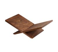 de lecture en bois robuste avec base pour un confort ergonomique et un rangement compact, étagère multifonctionnelle en bois