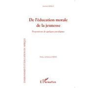 Joachim Olinga – De l'éducation morale de la jeunesse – Propositions de quelques paradigmes – Broché