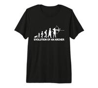 De l'enfant à l'archer Evolution Pratique du tir à l'arc T-Shirt Haut de Gamme