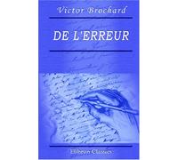 De l'erreur