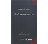 De l'esprit bourgeois