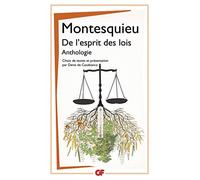 De l'esprit des lois: Anthologie