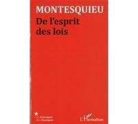De l'esprit des lois Charles-Louis de Secondat Montesquieu (Auteur)