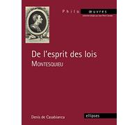 De l'esprit des lois: Montesquieu