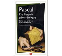 De l'esprit géométrique. Entretien avec M. de Sacy, Ecrits