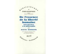 De l'essence de la liberté humaine: Introduction à la philosophie