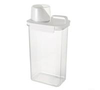 de Lessive étanche avec Tasse, Bo?te de Rangement de Lessive | AS/PP Material, Silicone Seal, Moisture-proof, 1100-2300ml Sizes, Easy-pour Spout For Neat Cleaning