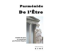 De l'Etre - Parmenide - Kime - broché - Essai