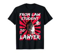 De l'étudiant en Droit à l'avocat : Design d'avocat Amusant T-Shirt