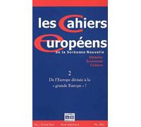 De L'europe Divisee A La Grande Europe