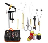 De Leurre - Ensemble D'outils en Métal Portables, Équipement De Fixation À Crochet, Pack D'équipement De Pêche Organisé | Système De Mise en Forme De Mouche Artificielle, Kit De Prépar